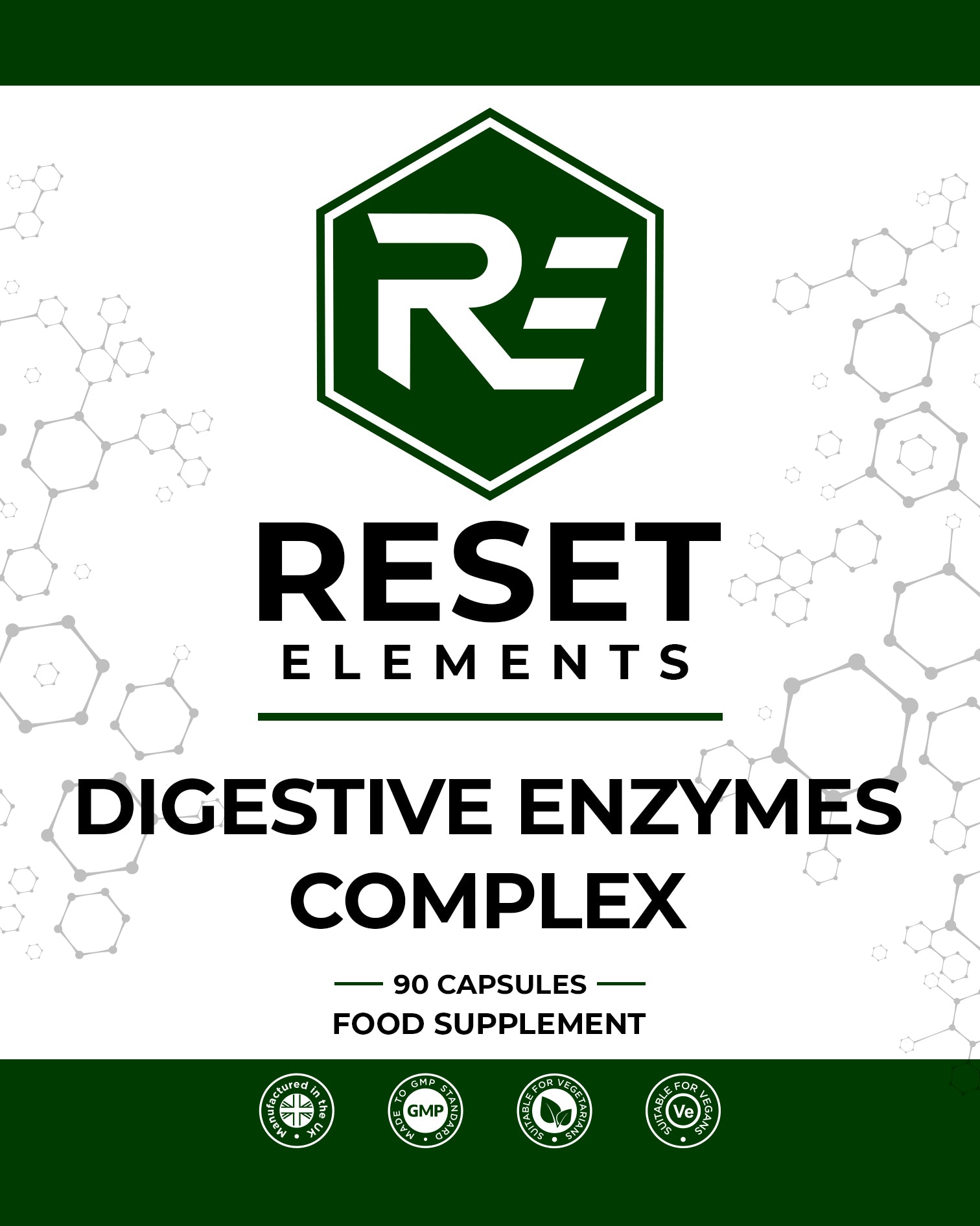 Digestive Enzymes Complex | 90 Capsules | Gut Health & Nutrient Absorption