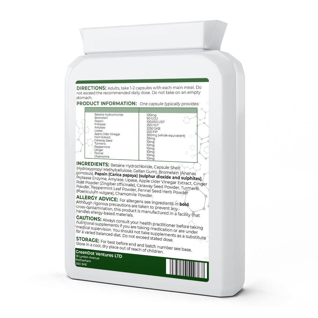 Digestive Enzymes Complex | 90 Capsules | Gut Health & Nutrient Absorption