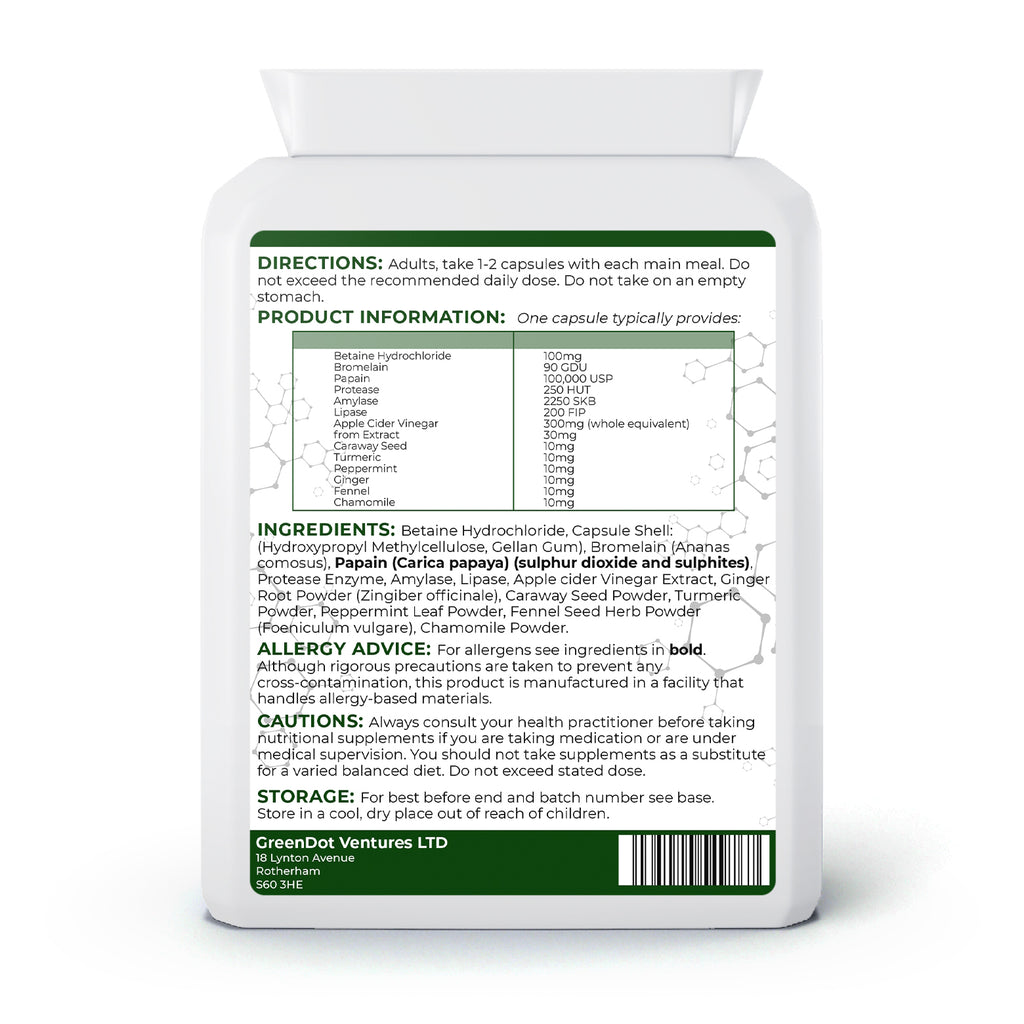 Digestive Enzymes Complex | 90 Capsules | Gut Health & Nutrient Absorption