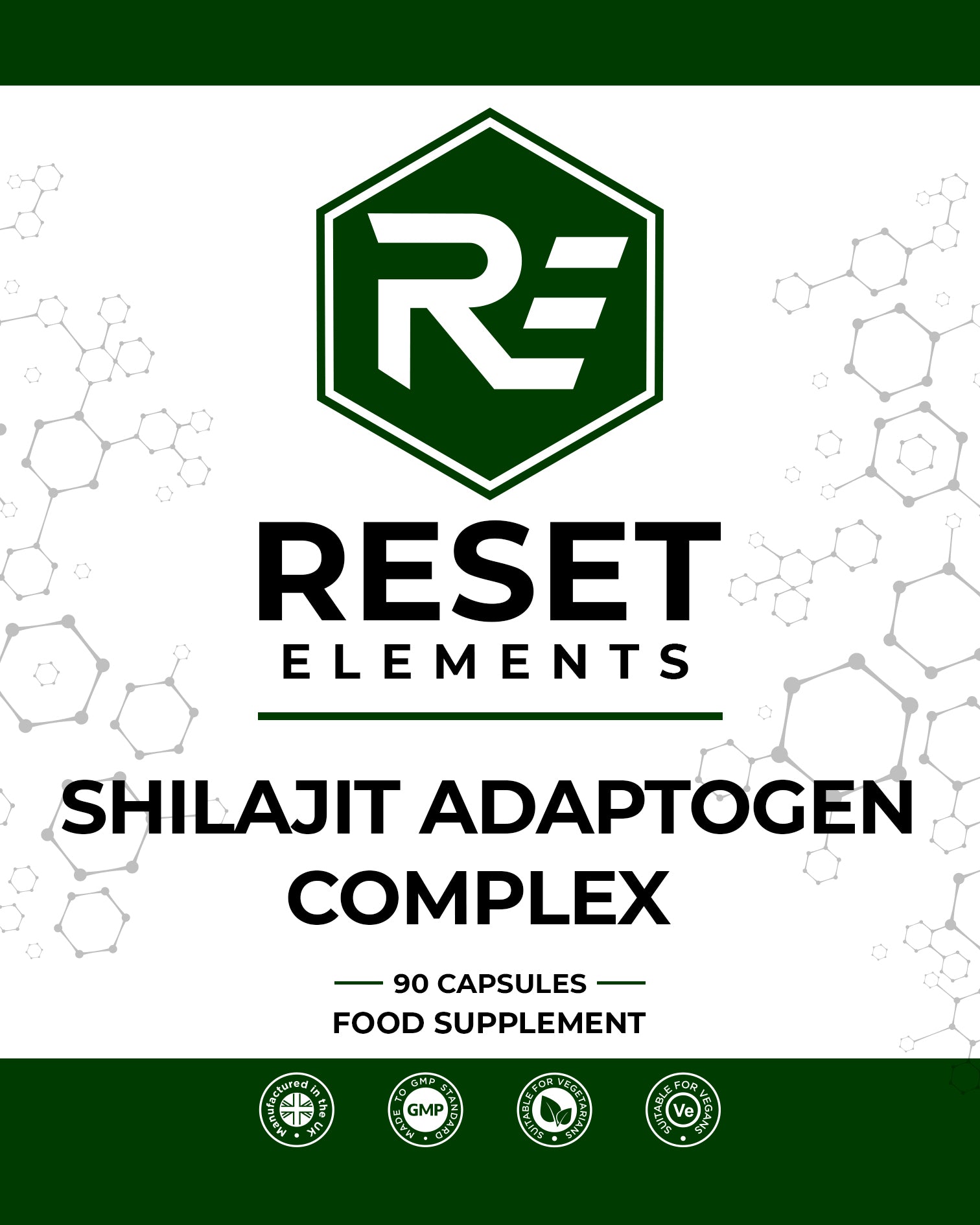 Shilajit Adaptogen Complex | 90 Capsules | Energy, Vitality & Resilience