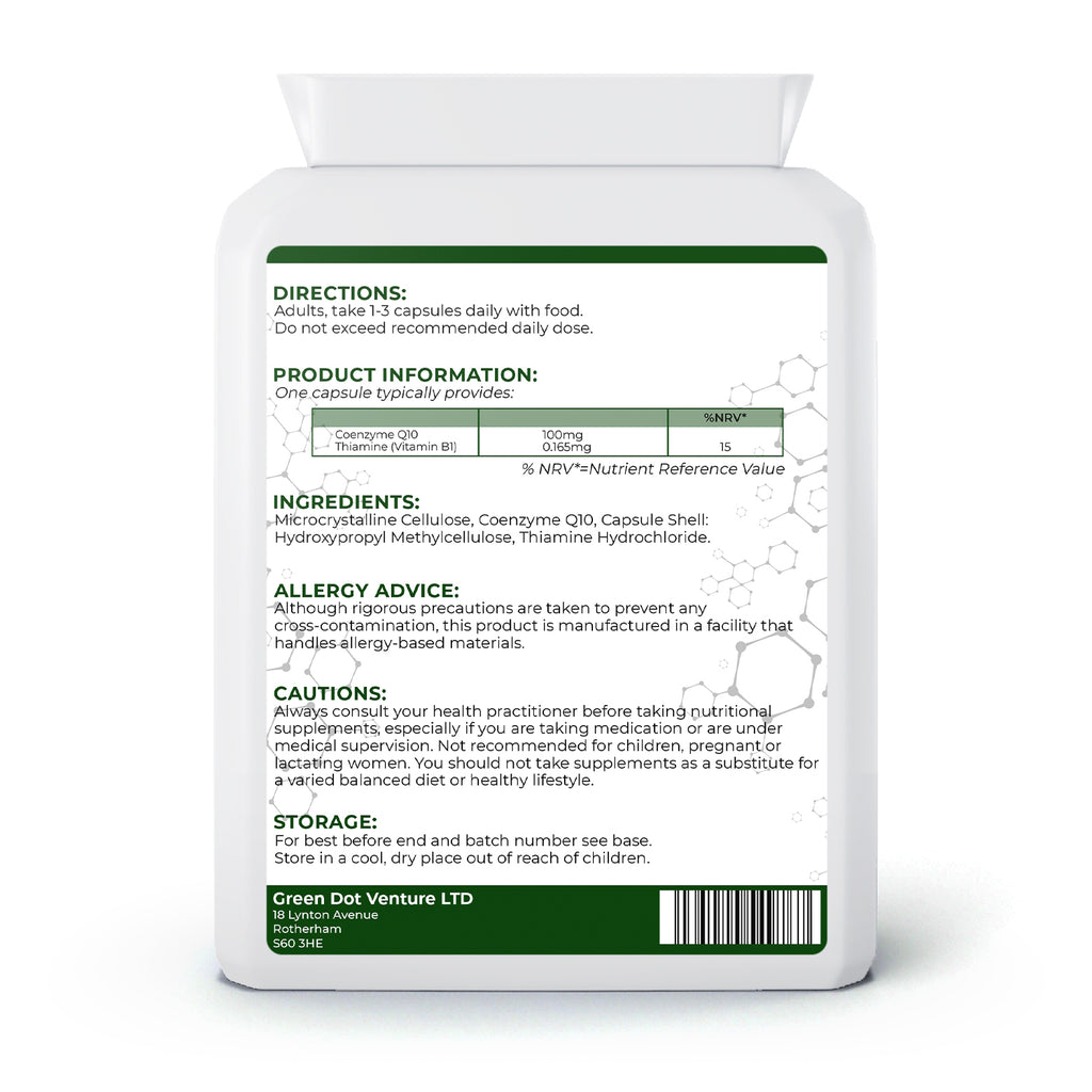 CoQ10 PLUS 100mg | 90 Capsules | Cellular Energy & Heart Support